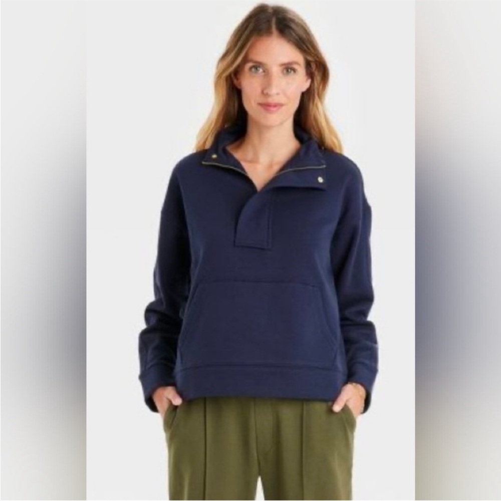 Women's Quarter Zip Sweatshirt - A New Day™